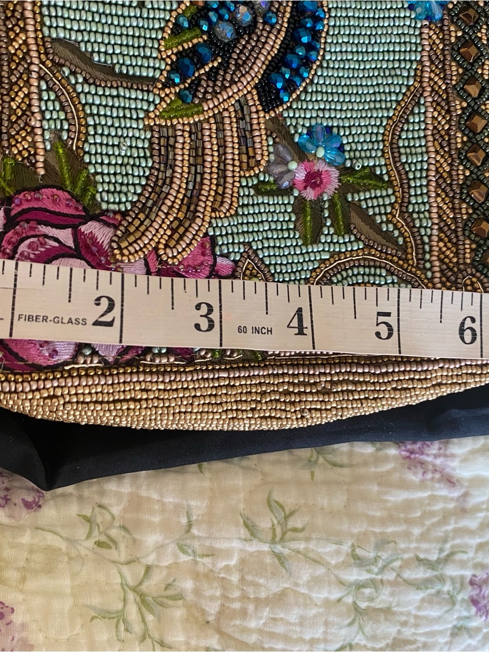 Mary Frances Pretty Parrot Beaded Crossbody Bag - Picture 15 of 15
